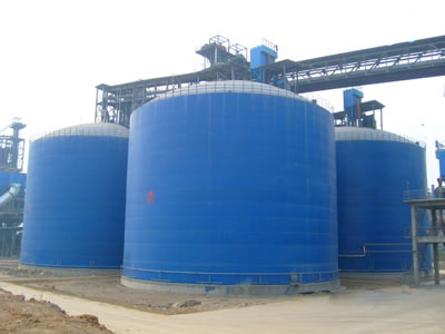 龙湾镇水泥钢板库改造